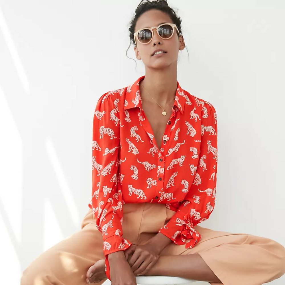 Anthropologie Margaret Jeane Daydream Buttondown